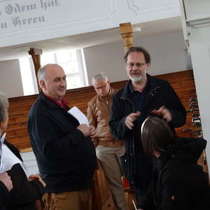 ... hier mit Rudolf Jungwirth - Organist vor Ort!