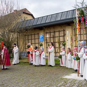 Palmprozession und Heilige Messe